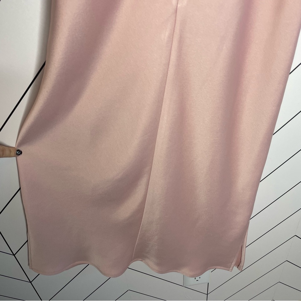 Sachin + Babi | Cali Satin Cowl Neck Midi Slip Dress Dusty Pink Size 2 - Picture 9 of 11